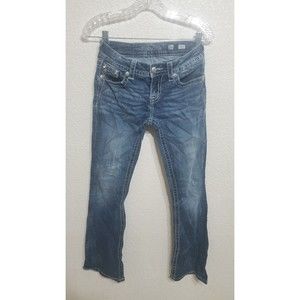 Womens Miss Me Jeans Style Med Blue Sz 26